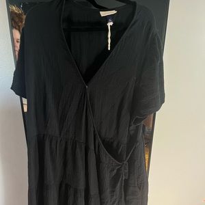 Universal Thread Black Wrap Dress